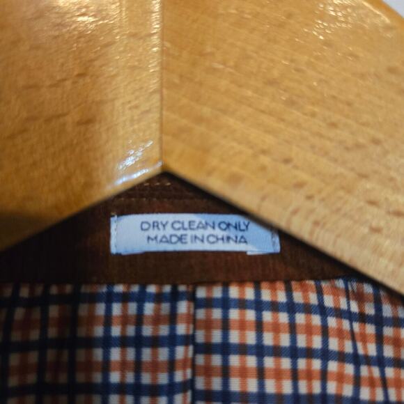 Saddlebred Men's Heritage Corduroy Jacket Blazer Brown Cotton 40R Country Club - Picture 7 of 11